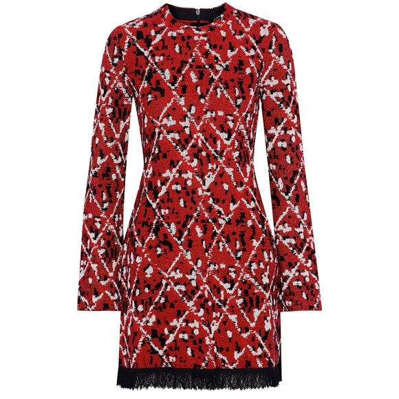 PROENZA SCHOULER Fringe jacquard-knit tunic - Picture 1 of 8